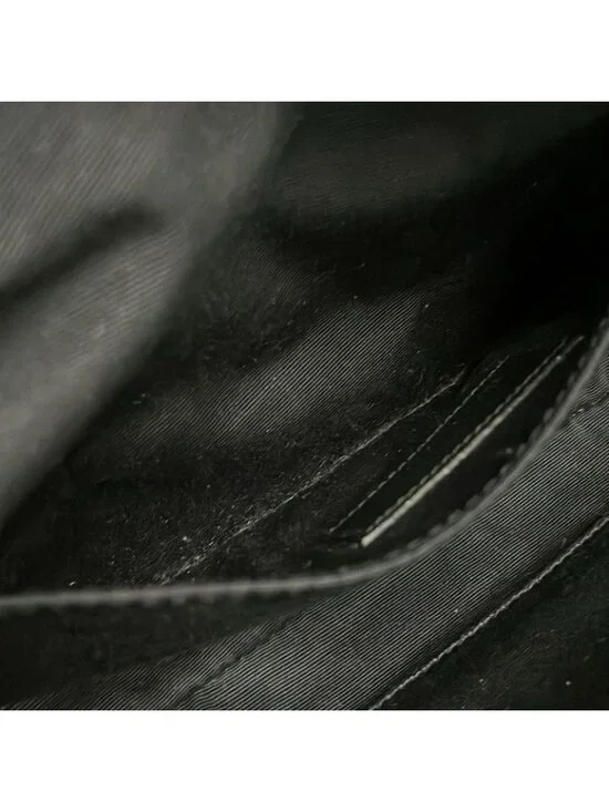 Saint Laurent Paris Waist Pouch Black Leather - Picture 14 of 15